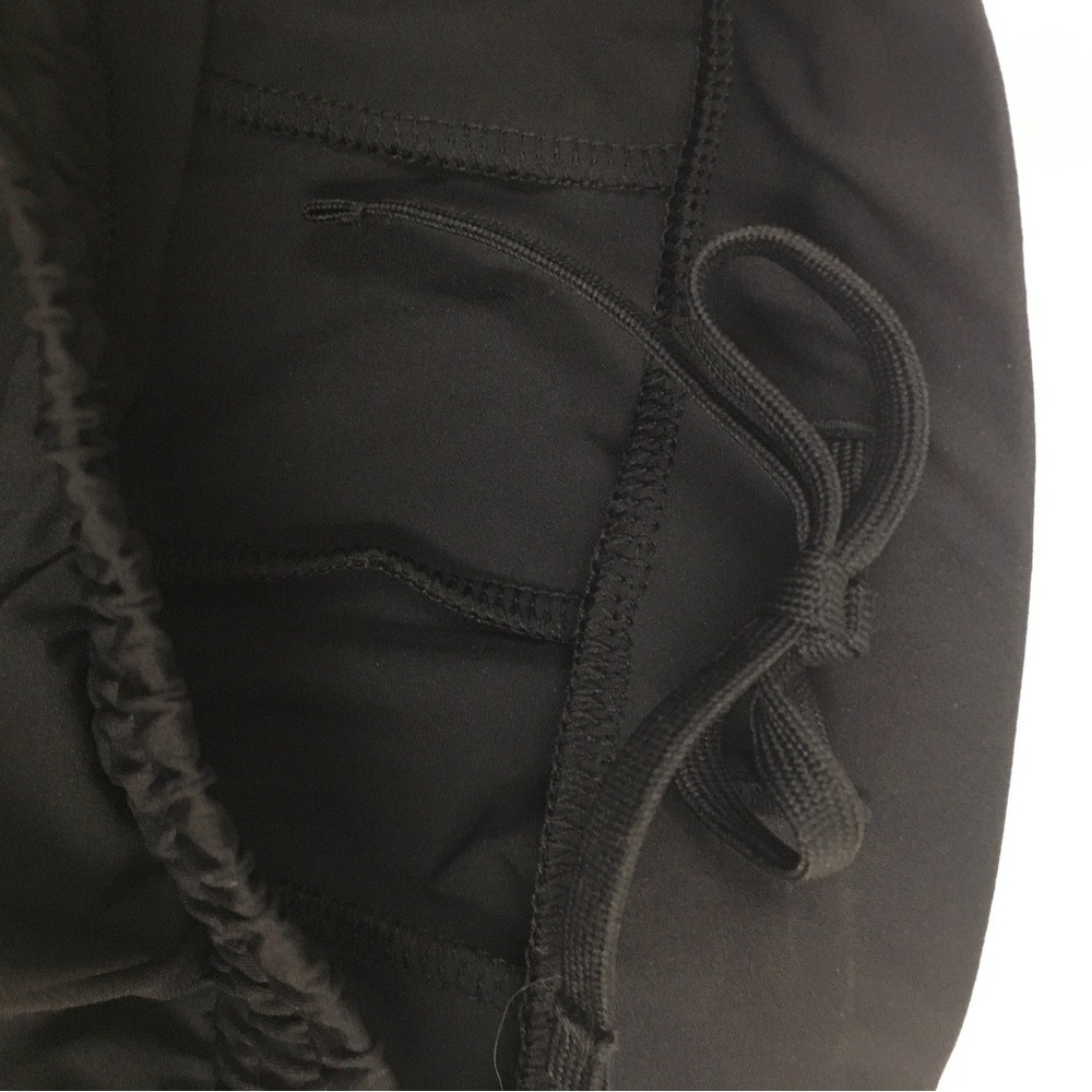 Uniqlo Ultra Stretch Wide Pants Medium Black Athleisure Gorpcore Office Casual - Picture 4 of 13